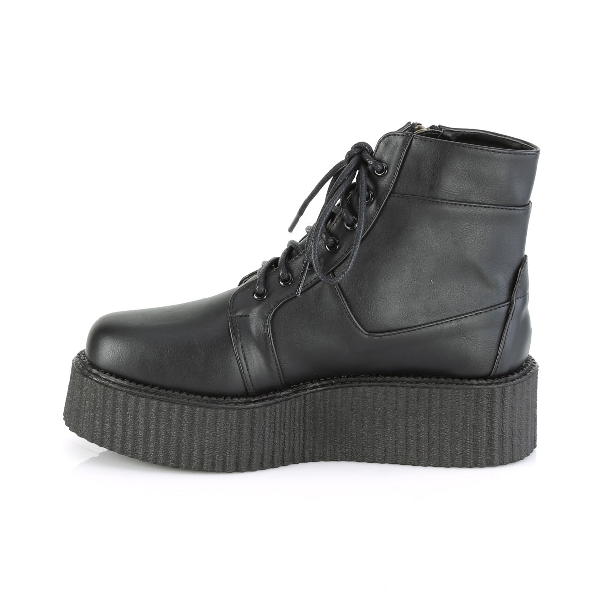 DemoniaCult Scarpa bassa maschile V-CREEPER-571 pelle vegana BLK