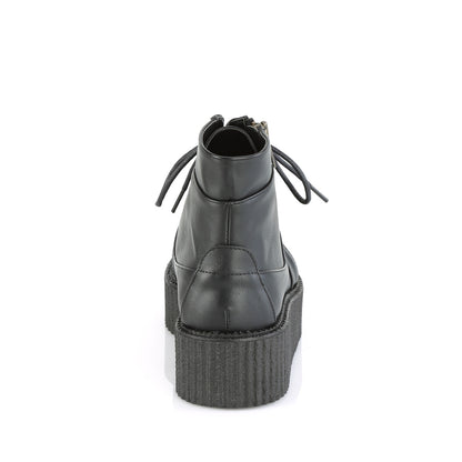 DemoniaCult Scarpa bassa maschile V-CREEPER-571 pelle vegana BLK