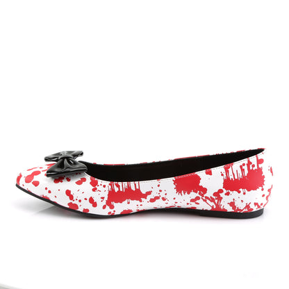 Funtasma Womens Ankle Boots VAIL-20BL Wht Pat-Red
