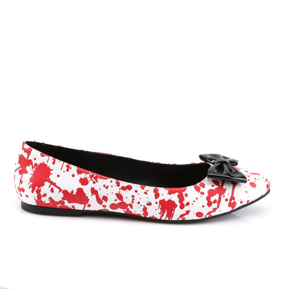 Funtasma Womens Ankle Boots VAIL-20BL Wht Pat-Red