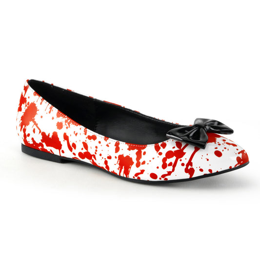 Funtasma Womens Ankle Boots VAIL-20BL Wht Pat-Red