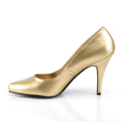 Pleaser Pompe da donna VANITY-420 cuoio dell'oro ecopelle