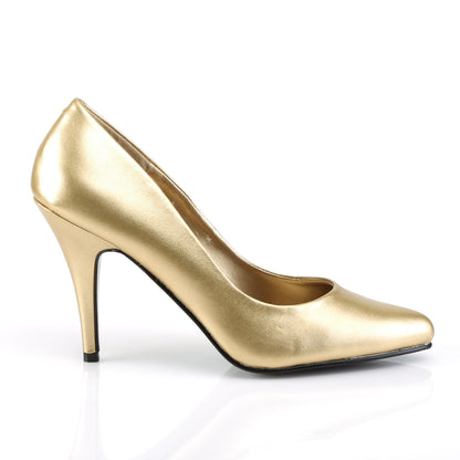 Pleaser Pompe da donna VANITY-420 cuoio dell'oro ecopelle