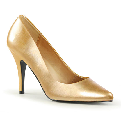 Pleaser Pompe da donna VANITY-420 cuoio dell'oro ecopelle