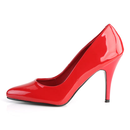 Pleaser Pompe da donna VANITY-420 Pat rossa