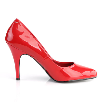 Pleaser Pompe da donna VANITY-420 Pat rossa