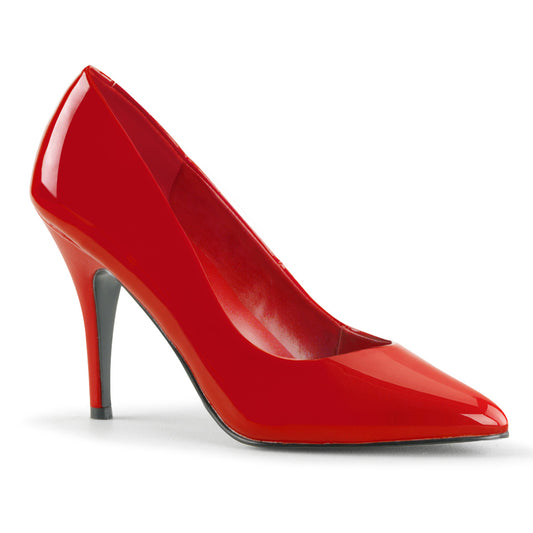 Pleaser Pompe da donna VANITY-420 Pat rossa