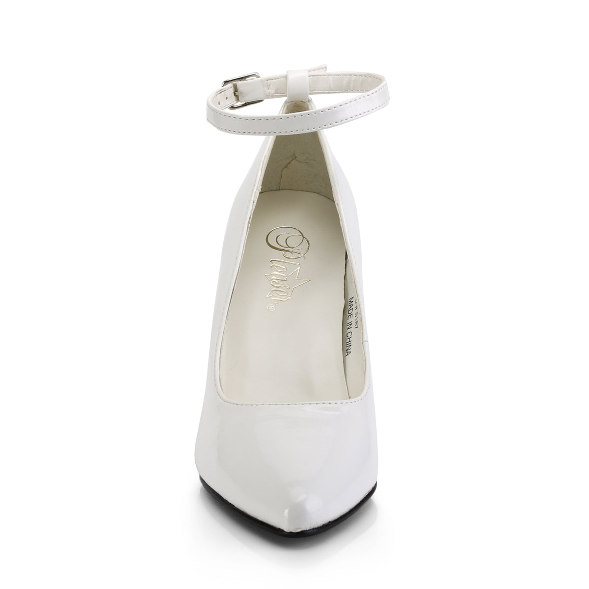 Pleaser Pompe da donna VANITY-431 Wht Pat.