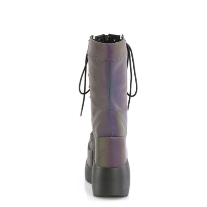 DemoniaCult  Boots VOID-118 Green Multi Reflective