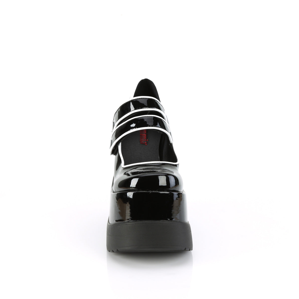 DemoniaCult  Pumps VOID-37 Blk Patent