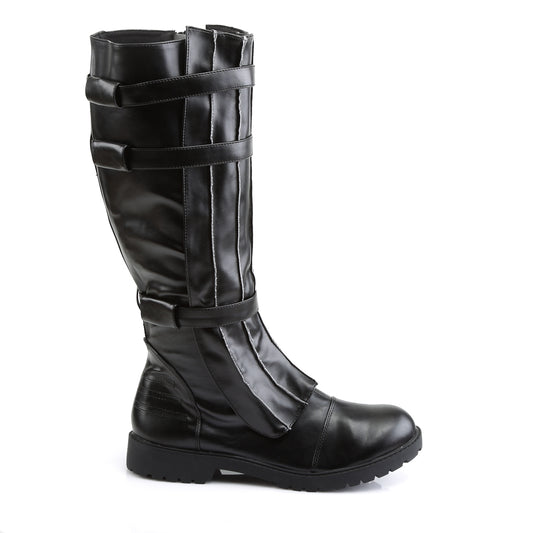 Funtasma Stivali da uomo WALKER-130 BLK PU.
