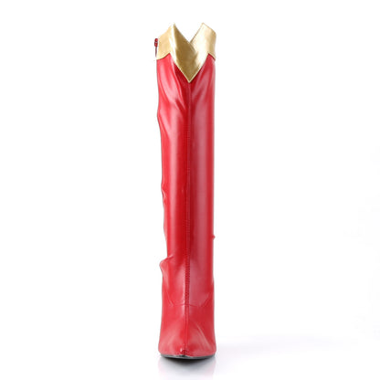 Funtasma Stivali da donna Wonder-130 RED-GOLD STR PU