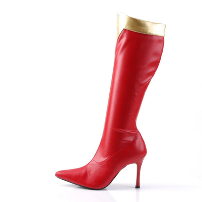 Funtasma Stivali da donna Wonder-130 RED-GOLD STR PU