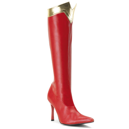 Funtasma Stivali da donna Wonder-130 RED-GOLD STR PU