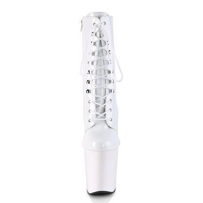 Pleaser Stivaletti da donna XTREME-1020 Wht Pat / Wht
