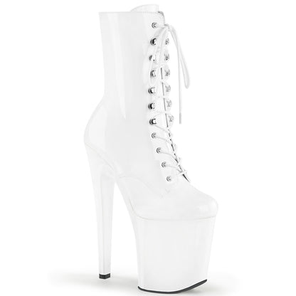 Pleaser Stivaletti da donna XTREME-1020 Wht Pat / Wht