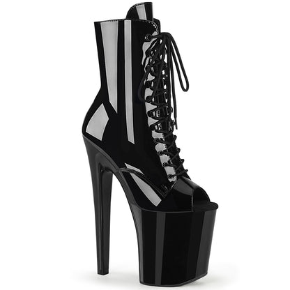Pleaser Stivaletti da donna XTREME-1021 BLK PAT / BLK