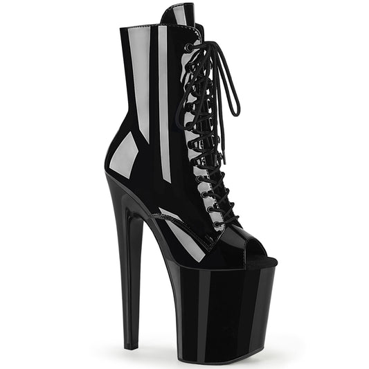Pleaser Stivaletti da donna XTREME-1021 BLK PAT / BLK