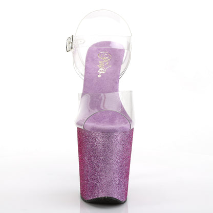 Pleaser Sandali da donna XTREME-808ombre CLR / fucsia-blu ombre