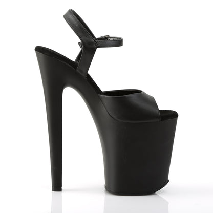 Pleaser Sandali da donna XTREME-809 BLK in ecopelle / BLK opaco