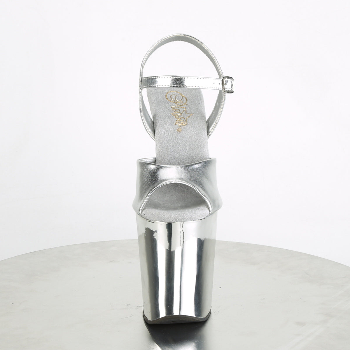 Pleaser Sandali da donna XTREME-809TG SLV Metallico PU / SLV Chrome-glitter