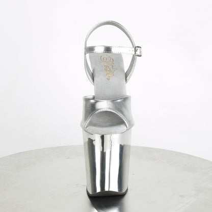 Pleaser Sandali da donna XTREME-809TG SLV Metallico PU / SLV Chrome-glitter
