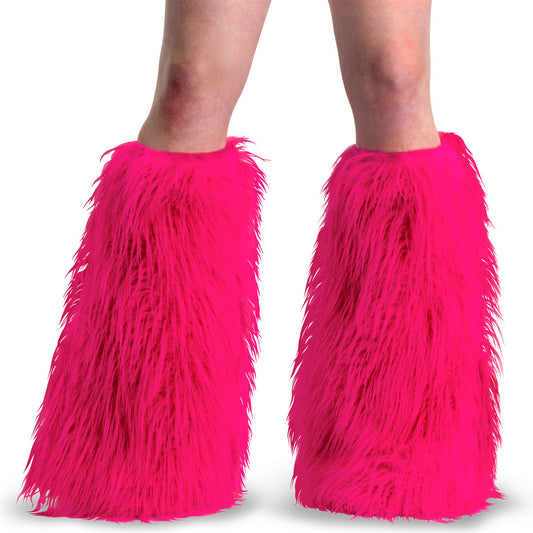 DemoniaCult Women's Clothing YETI-08 H. Pink Faux Fur
