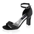 Pleaser Da donna  ROMANCE-360 BLK SATIL PU